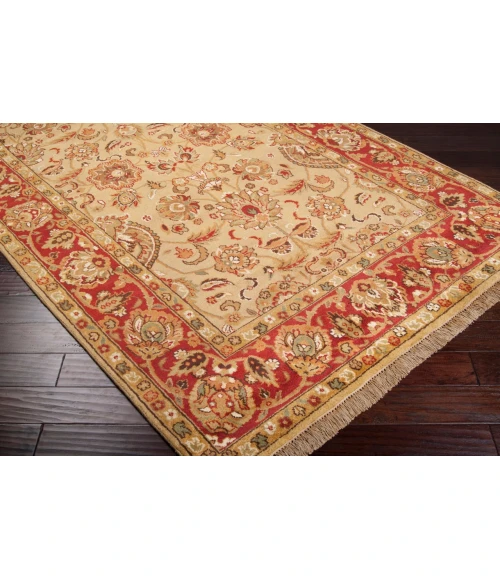 Surya Taj Mahal Tan TJ-1132 8ft. x 8ft. Round Rug