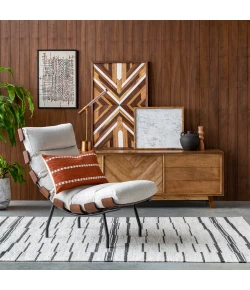 Surya Tamaris TMI2300 Cream Charcoal Area Rug 2 ft. X 3 ft. Rectangle