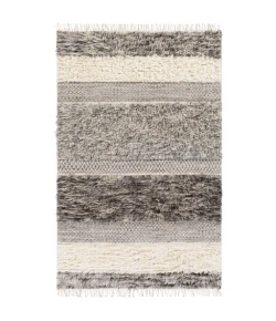 Livabliss Tulum TMU2302 Cream Medium Gray Area Rug 9 ft. X 12 ft. Rectangle