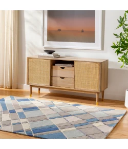 Surya Tallinn TNL2300 Brown Ivory Area Rug 2 ft. X 3 ft. Rectangle