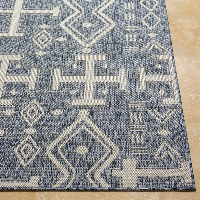 LIVABLISS Tuareg Dark Blue TRG-2323 6ft.7in. x 9ft. Rect. Rug