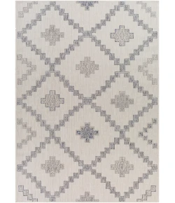 Livabliss Tuareg TRG2324 Off-White Navy Area Rug 9 ft. 2 in. X 12 ft. Rectangle