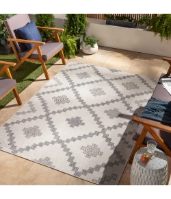 Livabliss Tuareg TRG2324 Off-White Navy Area Rug 9 ft. 2 in. X 12 ft. Rectangle