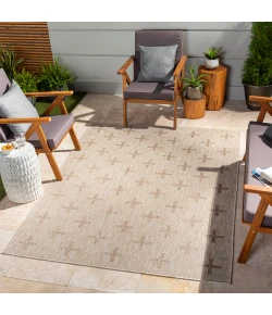 Livabliss Tuareg TRG2357 Taupe Khaki Area Rug 5 ft. 3 in. X 7 ft. Rectangle