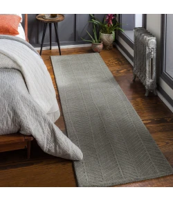 Surya Taraash TRH2304 Charcoal Area Rug 2 ft. 6 in. X 8 ft. Runner