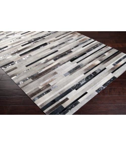 Surya Trail TRL1120 Black Dark Brown Area Rug 6 ft. X 9 ft. Rectangle