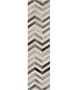 Surya Trail TRL1129 Ivory Medium Gray Area Rug 2 ft. X 8 ft. Runner