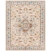 Livabliss Truva TRV2304 Light Grey Taupe Area Rug 6 ft. Round Round