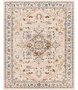 Livabliss Truva TRV2304 Light Grey Taupe Area Rug 6 ft. Round Round