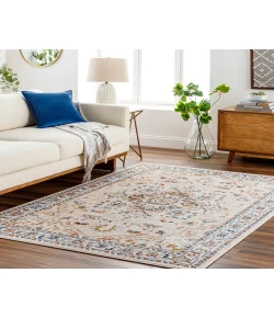 Livabliss Truva TRV2304 Light Grey Taupe Area Rug 6 ft. Round Round