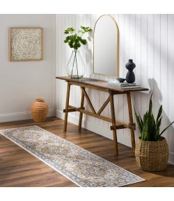 Livabliss Truva TRV2305 Light Grey Taupe Area Rug 2 ft. 3 in. X 9 ft. Runner