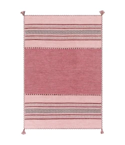 Surya Trenza TRZ3005 Pale Pink Bright Pink Area Rug 8 ft. X 10 ft. Rectangle