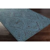 Surya Tulemola TUL4000 Bright Blue Charcoal Area Rug 2 ft. X 3 ft. Rectangle