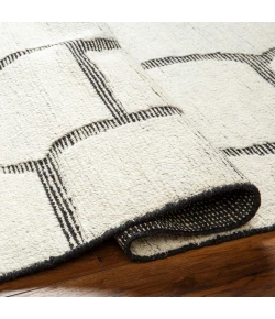 Surya Tunus TUN2309 Black Cream Area Rug 4 ft. X 6 ft. Rectangle