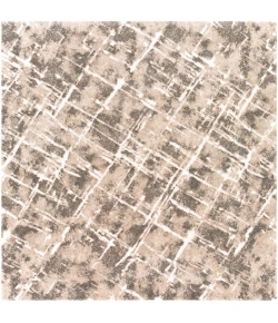 Livabliss Tuscany TUS2300 White Khaki Area Rug 7 ft. 10 in. Square