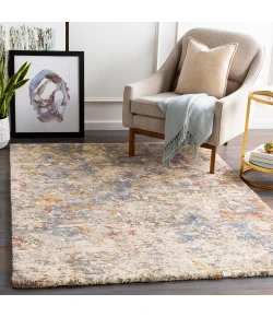 Livabliss Tuscany TUS2301 Metallic - Gold Bright Blue Area Rug 8 ft. 10 in. X 12 ft. 1 in. Rectangle