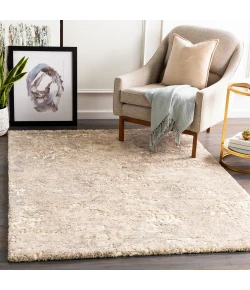 Livabliss Tuscany TUS2304 Cream Aqua Area Rug 5 ft. 3 in. X 7 ft. 3 in. Rectangle