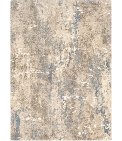 Livabliss Tuscany TUS2306 Bright Blue White Area Rug 7 ft. 10 in. Square