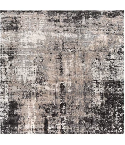 Livabliss Tuscany TUS2312 Beige Black Area Rug 7 ft. 10 in. Square