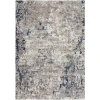 Livabliss Tuscany TUS2313 Denim Medium Gray Area Rug 5 ft. 3 in. X 7 ft. 3 in. Rectangle