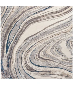 Livabliss Tuscany TUS2315 Cream Khaki Area Rug 7 ft. 10 in. Square