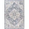 Livabliss Tuscany TUS2317 Dark Blue Denim Area Rug 6 ft. 7 in. X 9 ft. 6 in. Rectangle