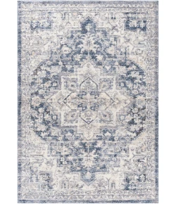 Livabliss Tuscany TUS2317 Dark Blue Denim Area Rug 4 ft. 3 in. X 5 ft. 7 in. Rectangle