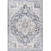 Livabliss Tuscany TUS2317 Dark Blue Denim Area Rug 2 ft. X 3 ft. Rectangle