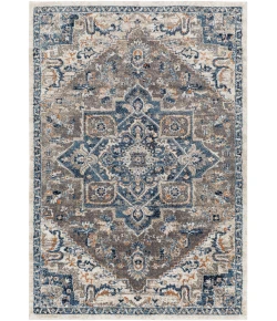 Livabliss Tuscany TUS2335 Blue Cream Area Rug 7 ft. 10 in. Square Square