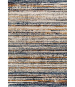 Livabliss Tuscany TUS2337 Blue Brown Area Rug 7 ft. 10 in. Square Square