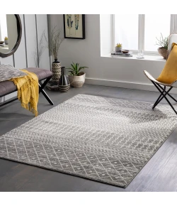 Livabliss Tevazu TVZ2387 Light Grey Taupe Area Rug 9 ft. X 12 ft. Rectangle