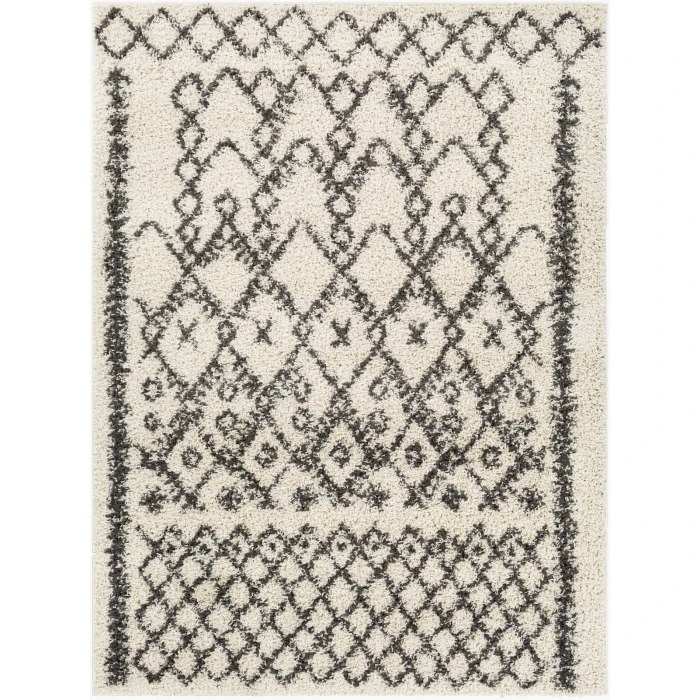 Livabliss Taza Shag Cream TZS-2301 6 ft. 7 in. X 9 ft. Rect. Rug