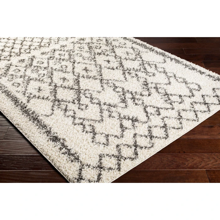 Livabliss Taza Shag Cream TZS-2301 6 ft. 7 in. X 9 ft. Rect. Rug