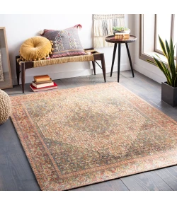 Surya Unique UNQ2310 Burnt Orange Charcoal Area Rug 2 ft. 6 in. X 4 ft. Rectangle