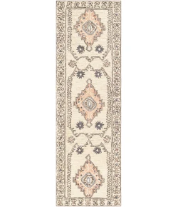 Livabliss Urfa URF2302 Peach Camel Area Rug 2 ft. 6 in. X 8 ft. Runner