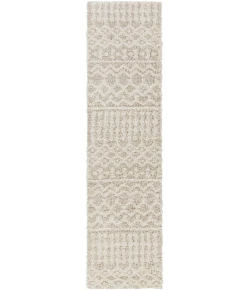 Livabliss Urban Shag USG2303 Cream Beige Area Rug 2 ft. 7 in. X 10 ft. Runner
