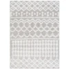 Livabliss Urban Shag USG2310 White Light Gray Area Rug 5 ft. 3 in. X 7 ft. 3 in. Rectangle