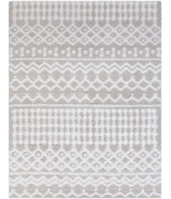 Livabliss Urban Shag USG2310 White Light Gray Area Rug 7 ft. 10 in. X 10 ft. 2 in. Rectangle
