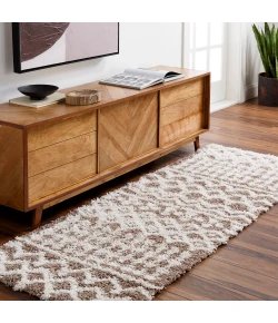 Livabliss Urban Shag USG2343 Light Grey Sage Area Rug 2 ft. 7 in. X 7 ft. 3 in. Runner