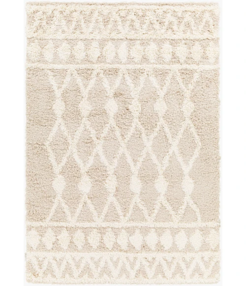 LIVABLISS Urban Shag Beige USG-2345 6ft.7in. x 9ft.6in. Rect. Rug