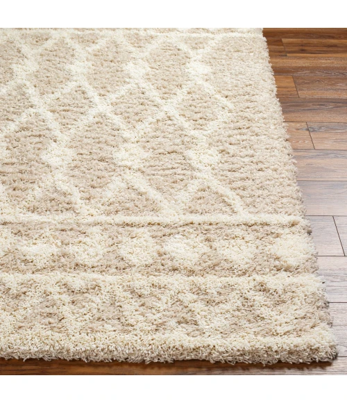 LIVABLISS Urban Shag Beige USG-2345 6ft.7in. x 9ft.6in. Rect. Rug