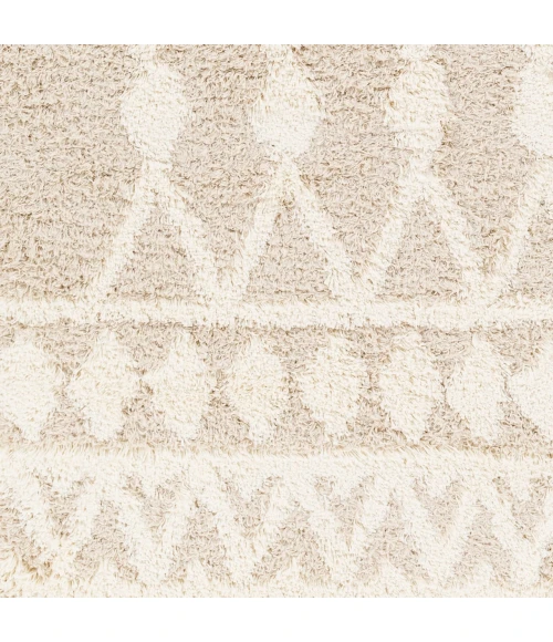 LIVABLISS Urban Shag Beige USG-2345 6ft.7in. x 9ft.6in. Rect. Rug
