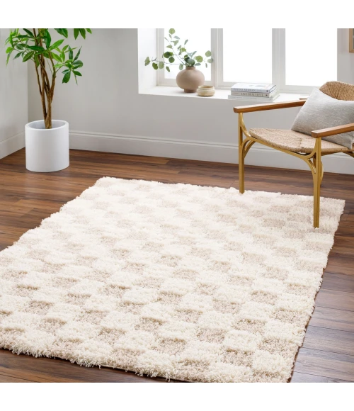 Livabliss Urban Shag Beige USG-2350 2 ft. 7 in. X 18 ft. Rect. Rug