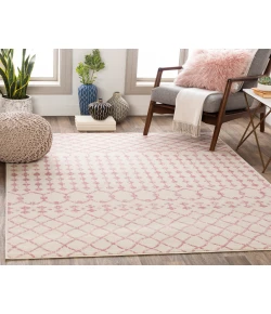 Livabliss Ustad UST2315 Pale Pink Cream Area Rug 2 ft. X 2 ft. 11 in. Rectangle