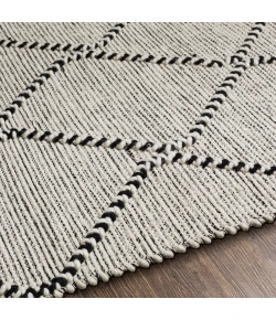 Surya Uttar UTT2301 Black Cream Area Rug 2 ft. 6 in. X 8 ft. Runner