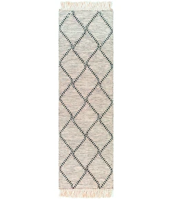 Surya Uttar UTT2302 Black Cream Area Rug 2 ft. 6 in. X 8 ft. Runner