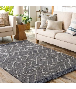 Surya Uttar UTT2306 Charcoal Cream Area Rug 8 ft. 10 in. X 12 ft. Rectangle