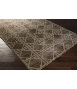 Surya Vanderbilt VAN1004 Dark Brown Taupe Area Rug 2 ft. X 3 ft. Rectangle