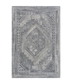 Surya Vancouver VCR2304 Silver Gray Medium Gray Area Rug 8 ft. 10 in. X 12 ft. Rectangle