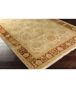 Surya Victoria VIC2001 Cream Dark Red Area Rug 2 ft. X 3 ft. Rectangle